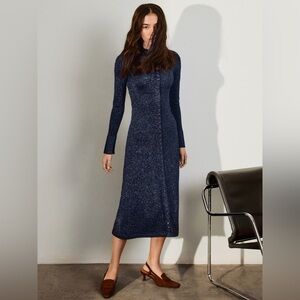 Rachel Pally, holiday dress in navy, small